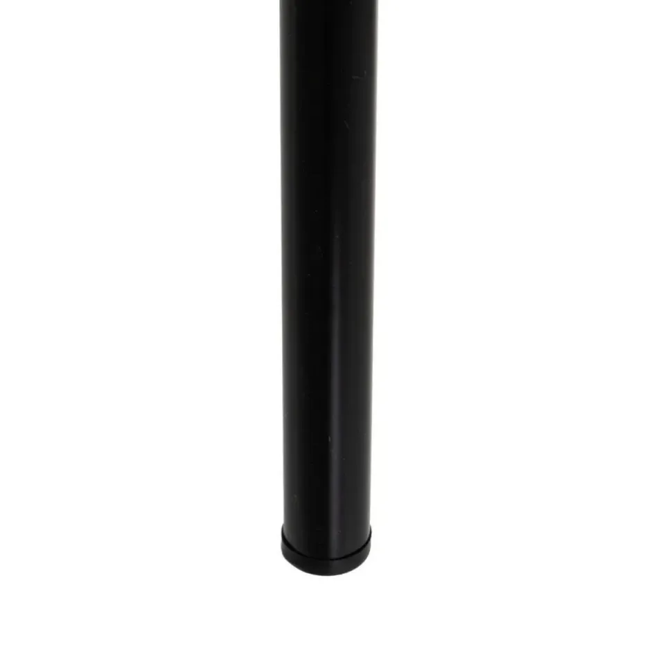 Komoda MANILA czarna 3-poziomy 124x42x80 cm