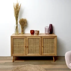 Komoda Tivo 3 drzwiowa rattan