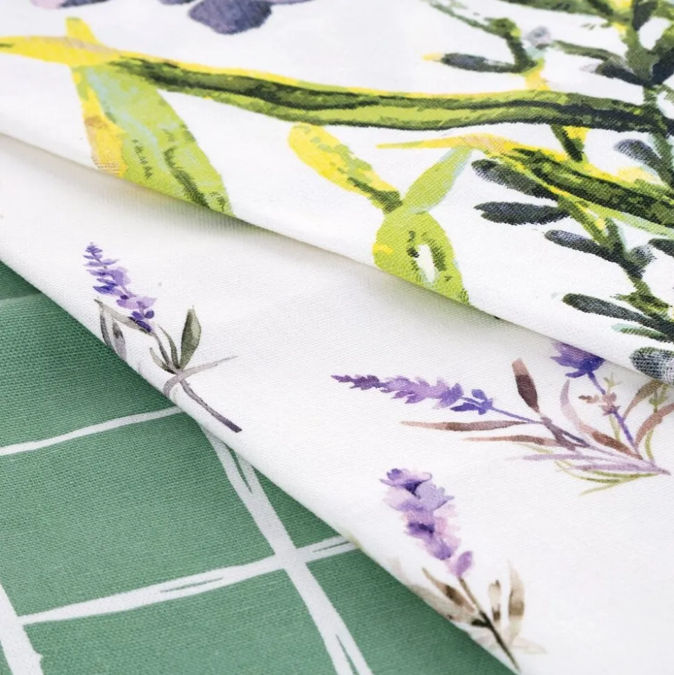 Komplet 3 ścierek LAVENDER 50x75 lawenda