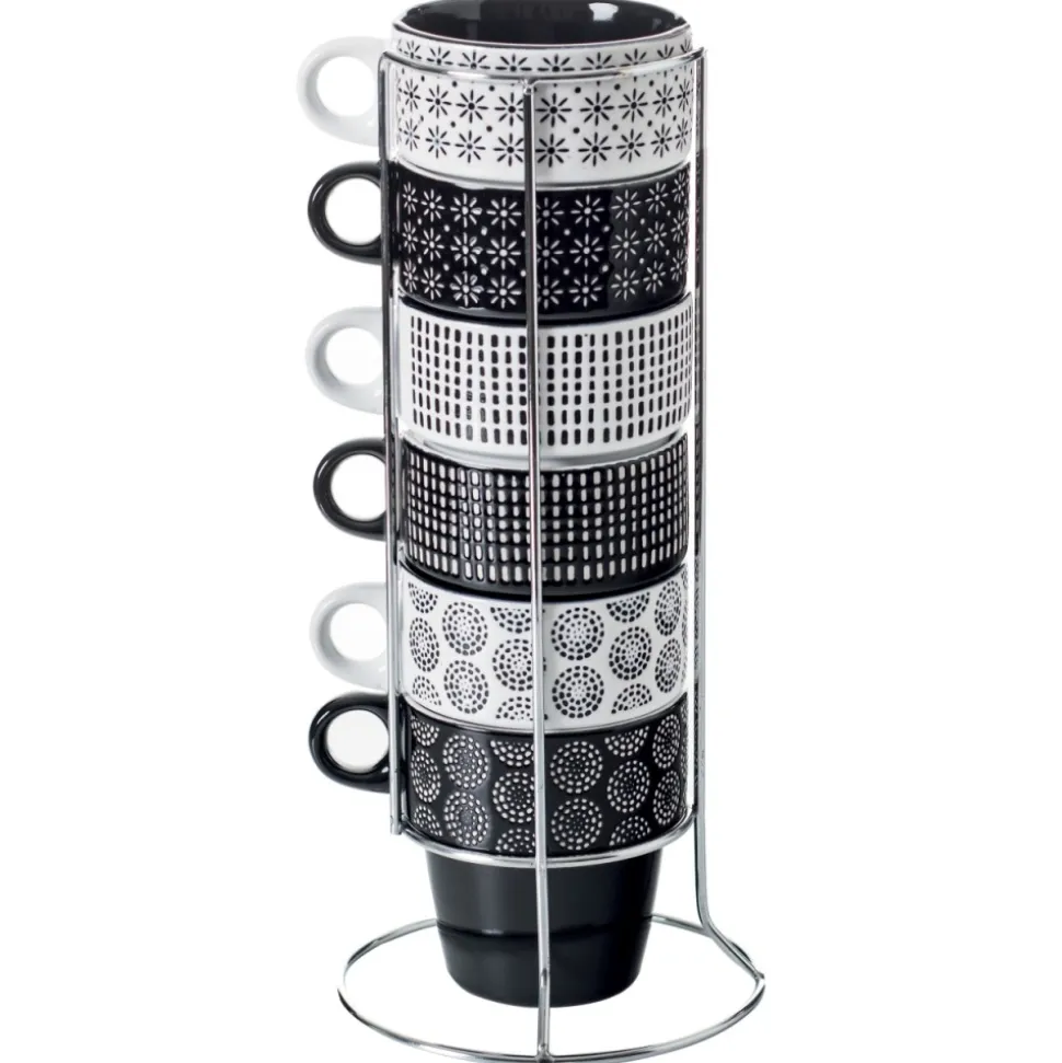 Komplet 6 filiżanek Ethnik 260 ml