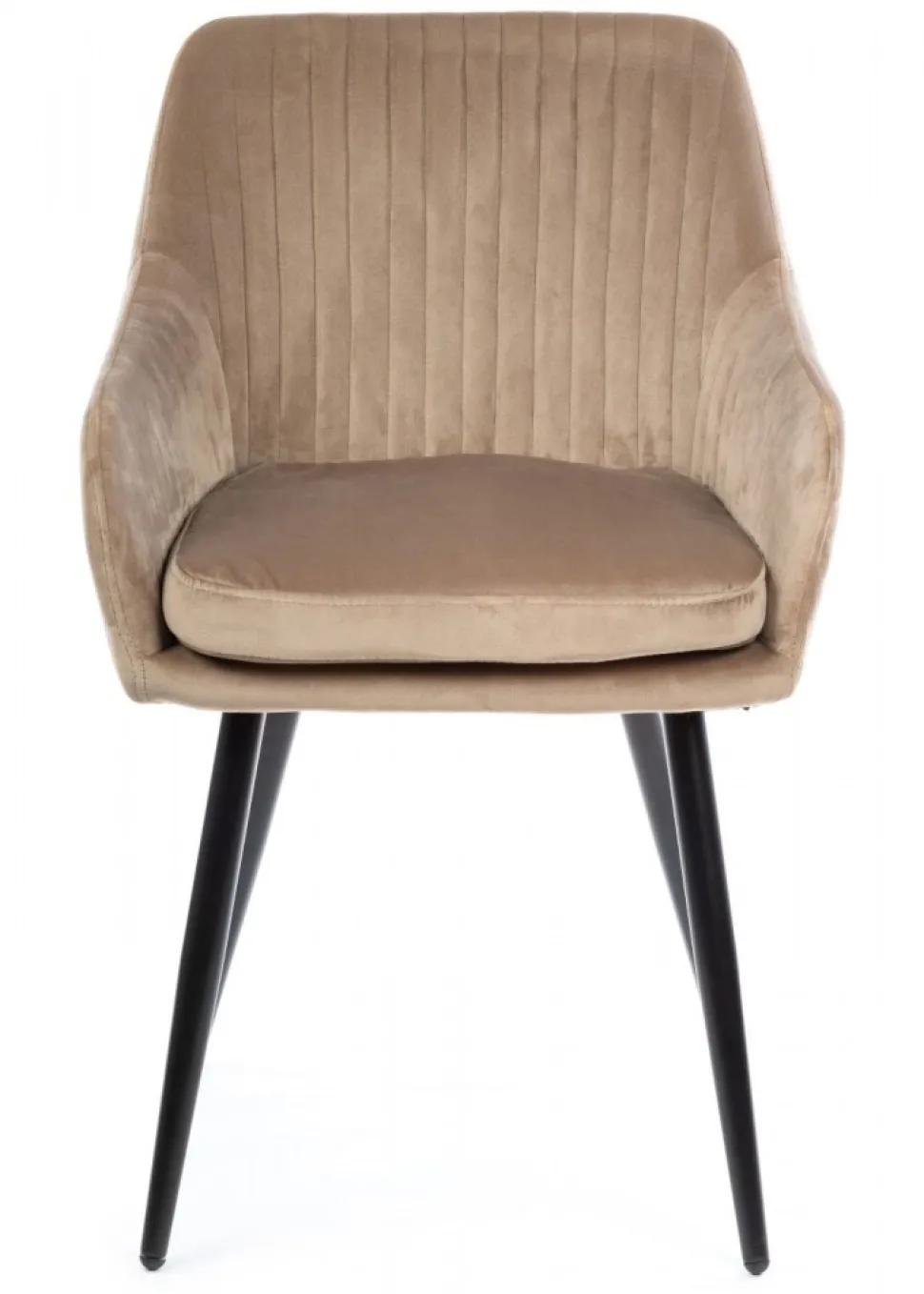 Komplet 2 krzeseł Lenti Black Beige