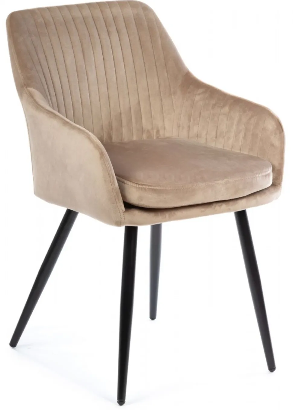 Komplet 2 krzeseł Lenti Black Beige