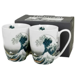 Komplet 2 kubków 350 ml Hokusai The Great Wave