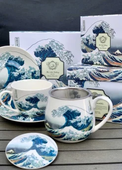 Komplet 2 kubków 350 ml Hokusai The Great Wave