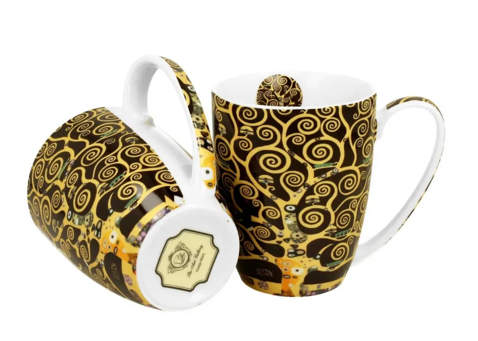 Komplet 2 kubków Klimt Tree Of Life 350 ml