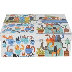 Komplet 4 kubków Koci Świat 4x 360 ml