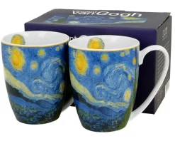 Komplet 2 kubków Van Gogh Starry Night 350 ml