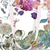 Komplet 4 porcelanowych kubków royal FLOWER