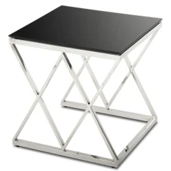 Komplet 3 stolików Timantti Silver Black