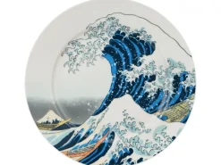 Komplet 2 talerze deserowe Hokusai The Great Wave 19,2 cm