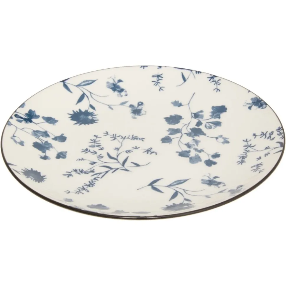 Komplet 6 talerzy deserowych Umami 19 cm kwiaty