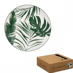 Komplet 6 talerzy deserowych Leafs 19 cm