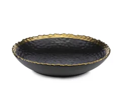 Komplet 8 talerzy Kati Black Gold
