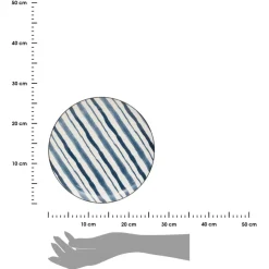 Komplet 6 talerzy obiadowych 26 cm Umami Stripe