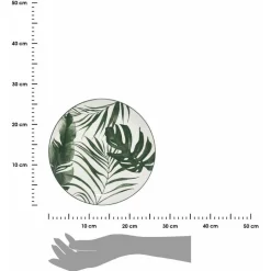 Komplet 6 talerzy obiadowych Leafs 26 cm