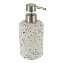 Komplet łazienkowy Terrazzo biały 4el.
