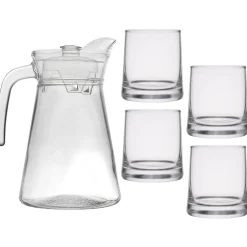 Komplet dzbanek 1,5L i 4 szklanki 275 ml