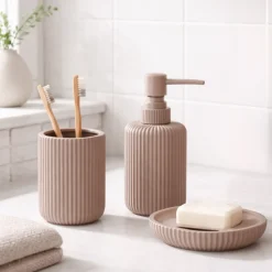 Komplet łazienkowy Sida cappuccino 4el. * TENDANCE Discount