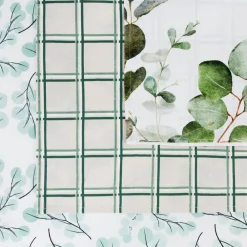Komplet 3 ścierek CLOVER 50x75 wzór roślinny * EUROFIRANY B.B. Choczyńscy Sp.J. Outlet