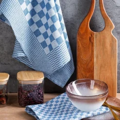 Komplet 2 ścierek MAURO 50x70 niebieskie * EUROFIRANY B.B. Choczyńscy Sp.J. Online