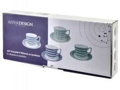 Komplet 6 filiżanek Joy beżowy 210 ml * Mondex Outlet