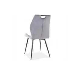 Komplet 2 krzeseł Arco szare velvet * Signal Sale