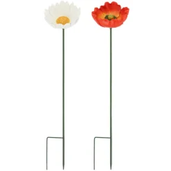 Komplet 2 kwiatów na piku h111 cm * Esschert Design Discount