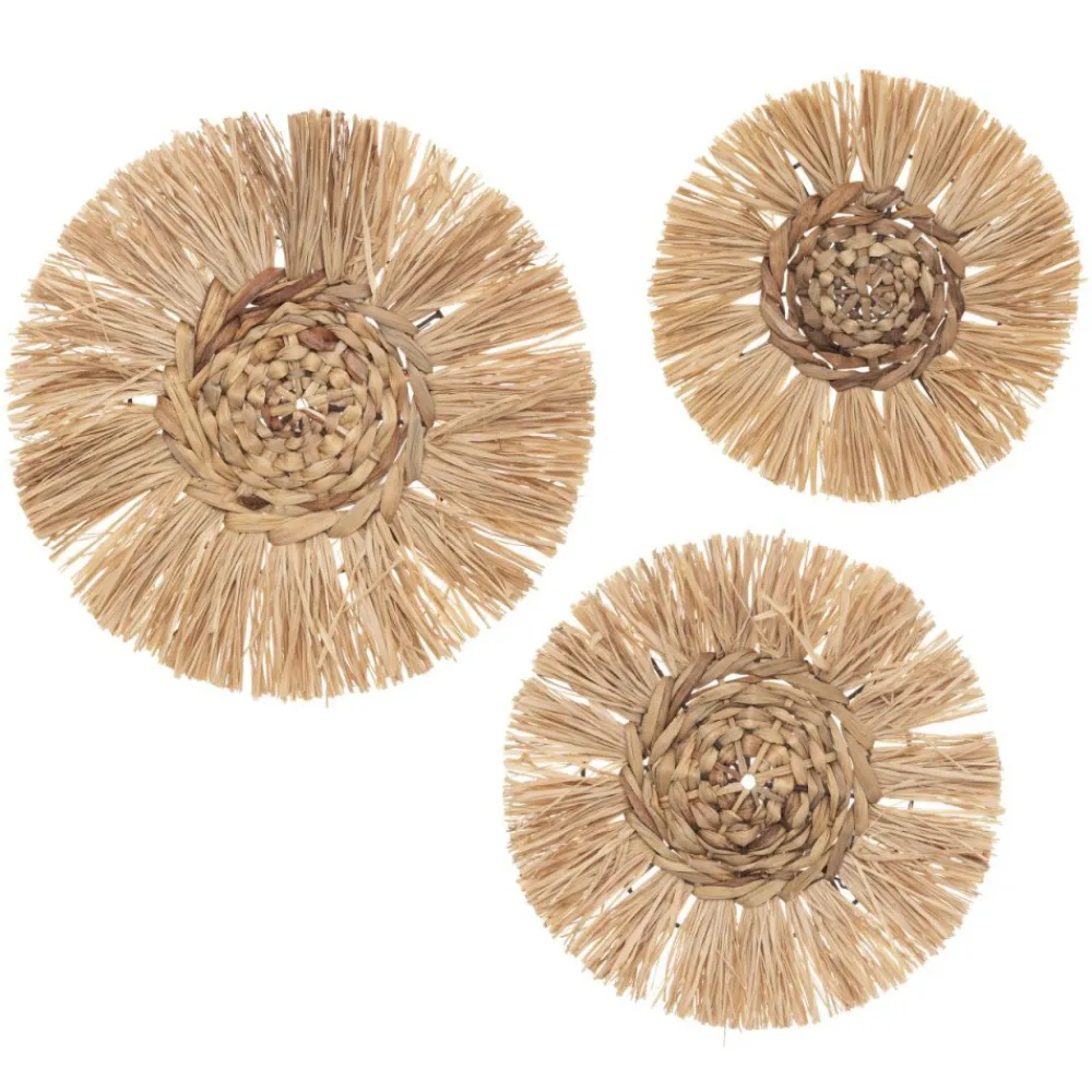 Komplet ozdób ściennych Raffia * Atmosphera Online