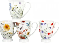 Komplet 4 porcelanowych kubków royal CELEBRATE TODAY * Duo