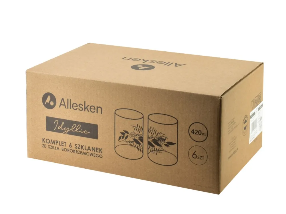 Komplet 6 szklanek Idyllic 420 ml * Mondex New