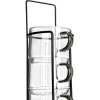 Komplet szklanek w stojaku 210 ml 4 szt. * Estia Outlet