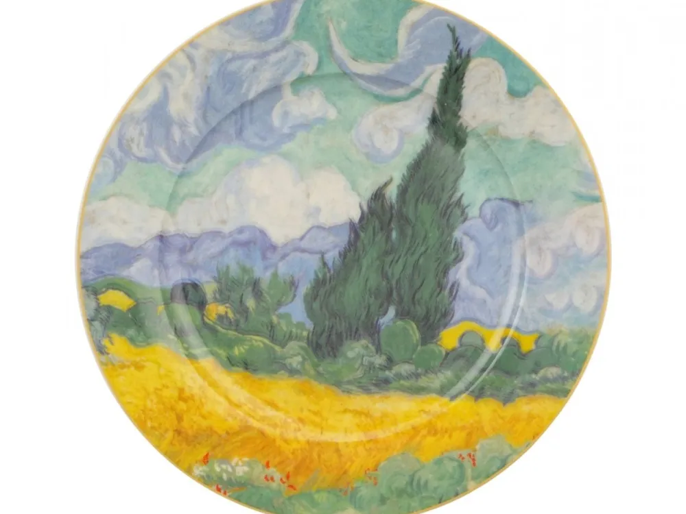 Komplet 2 talerze deserowe Van Gogh Wheat Field 19,2 cm * Duo Online