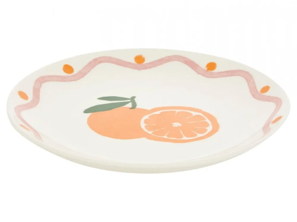 Komplet 6 talerzy deserowych 19 cm Fruity Orange * Secret de Gourmet Best