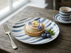 Komplet 6 talerzy deserowych 19 cm Umami Stripe * Secret de Gourmet Outlet