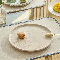 Komplet 6 talerzy deserowych Gina 22 cm kremowy * Secret de Gourmet Clearance