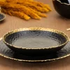 Komplet 2 talerzy Kati Black Gold * HowHomely Sale