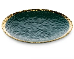 Komplet 2 talerzy Kati Green Gold * HowHomely New
