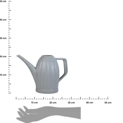 Konewka do podlewania roślin Ribbed srebrna