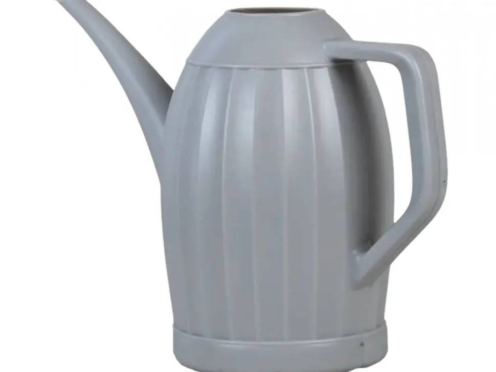 Konewka do podlewania roślin Ribbed srebrna