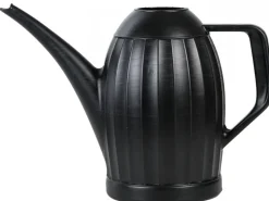 Konewka do podlewania roślin Ribbed czarna