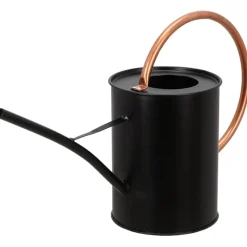 Konewka metalowa czarna z miedzianą rączką 1,65 L