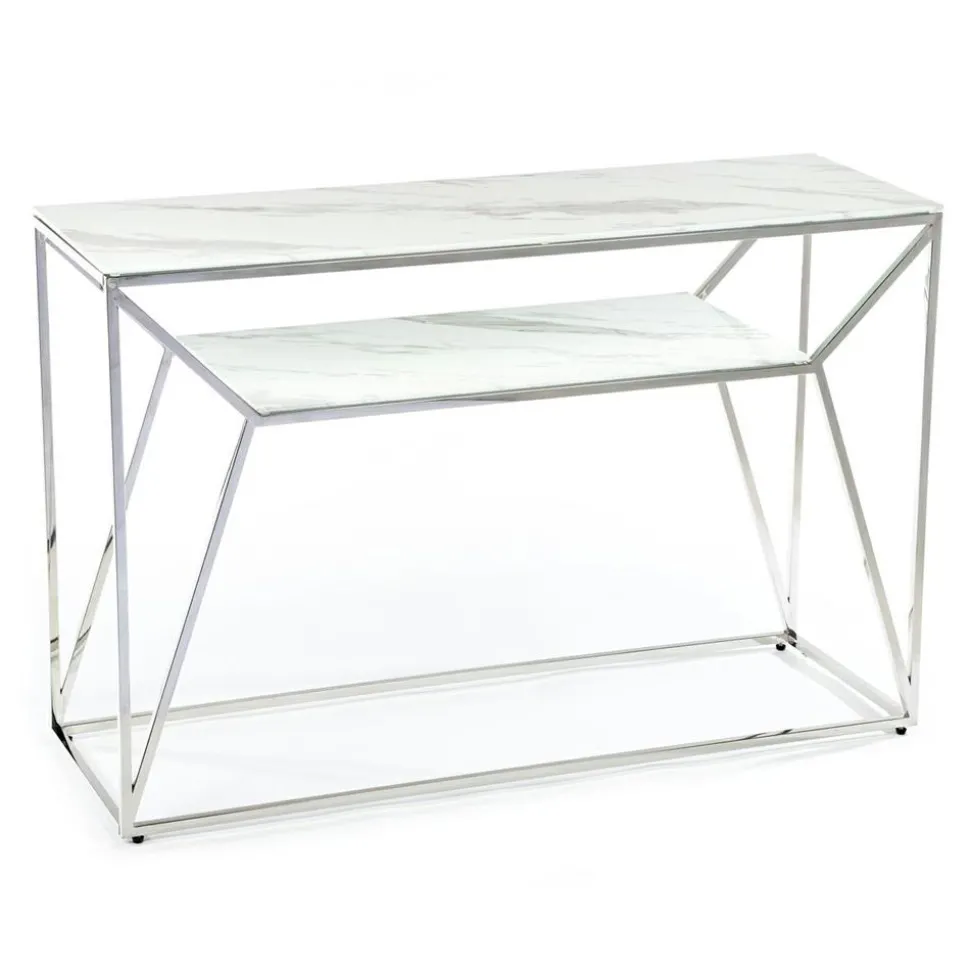 Konsola Farasin Silver White 120 cm
