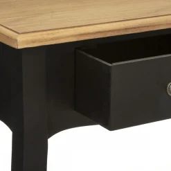Konsola z 2 szufladami Chrysa Black