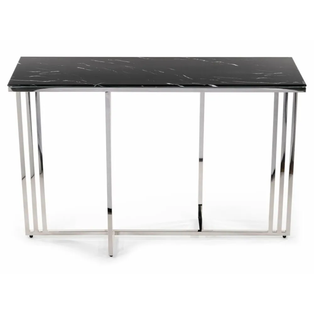 Konsola Amagat Silver Black 120 cm * HowHomely