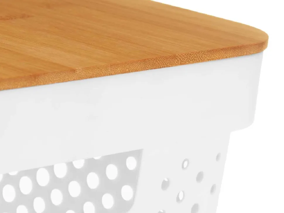 Kosz do przechowywania 14 cm biały