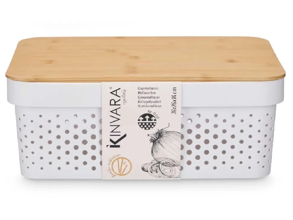 Kosz do przechowywania 14 cm biały