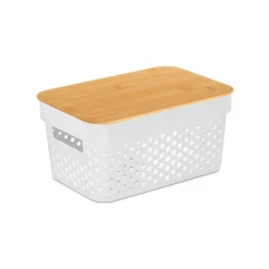Kosz do przechowywania 12 cm biały