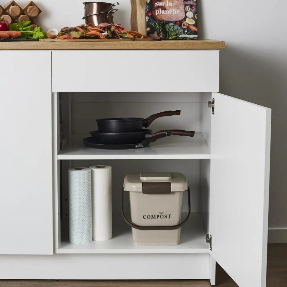 Kosz na bioodpady Compost 8L z wkładem
