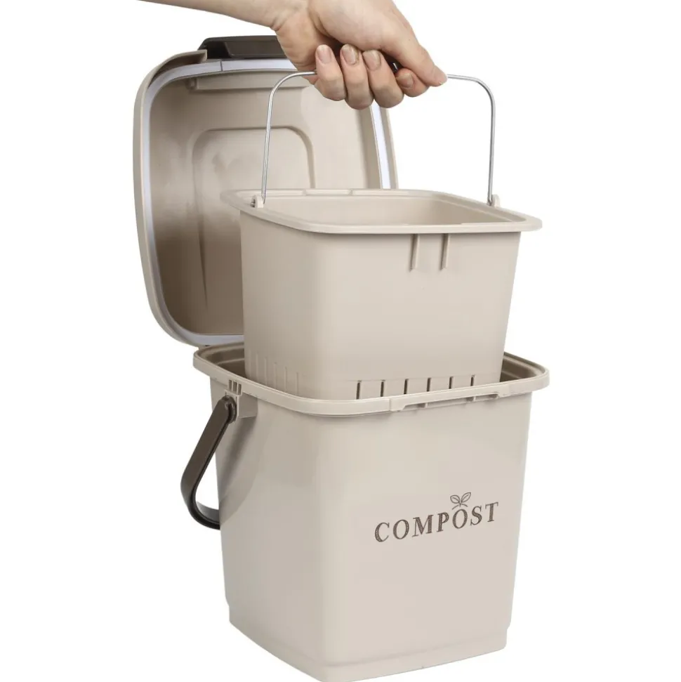 Kosz na bioodpady Compost 8L z wkładem