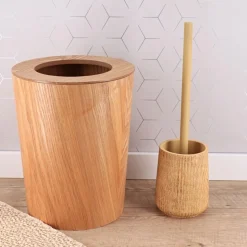 Kosz na śmieci Bento 9L drewno
